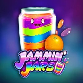 Official Slots logo: Jammin Jars by Push Gaming at Cashed Casino