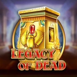 Legacy of Dead logo by Play’n GO at Cashed Casino