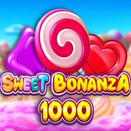Sweet Bonanza 1000 logo by Pragmatic Play at Cashed Casino